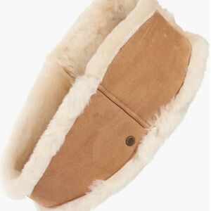 UGG Beige and Cream Shearling HeadbandL/XL
